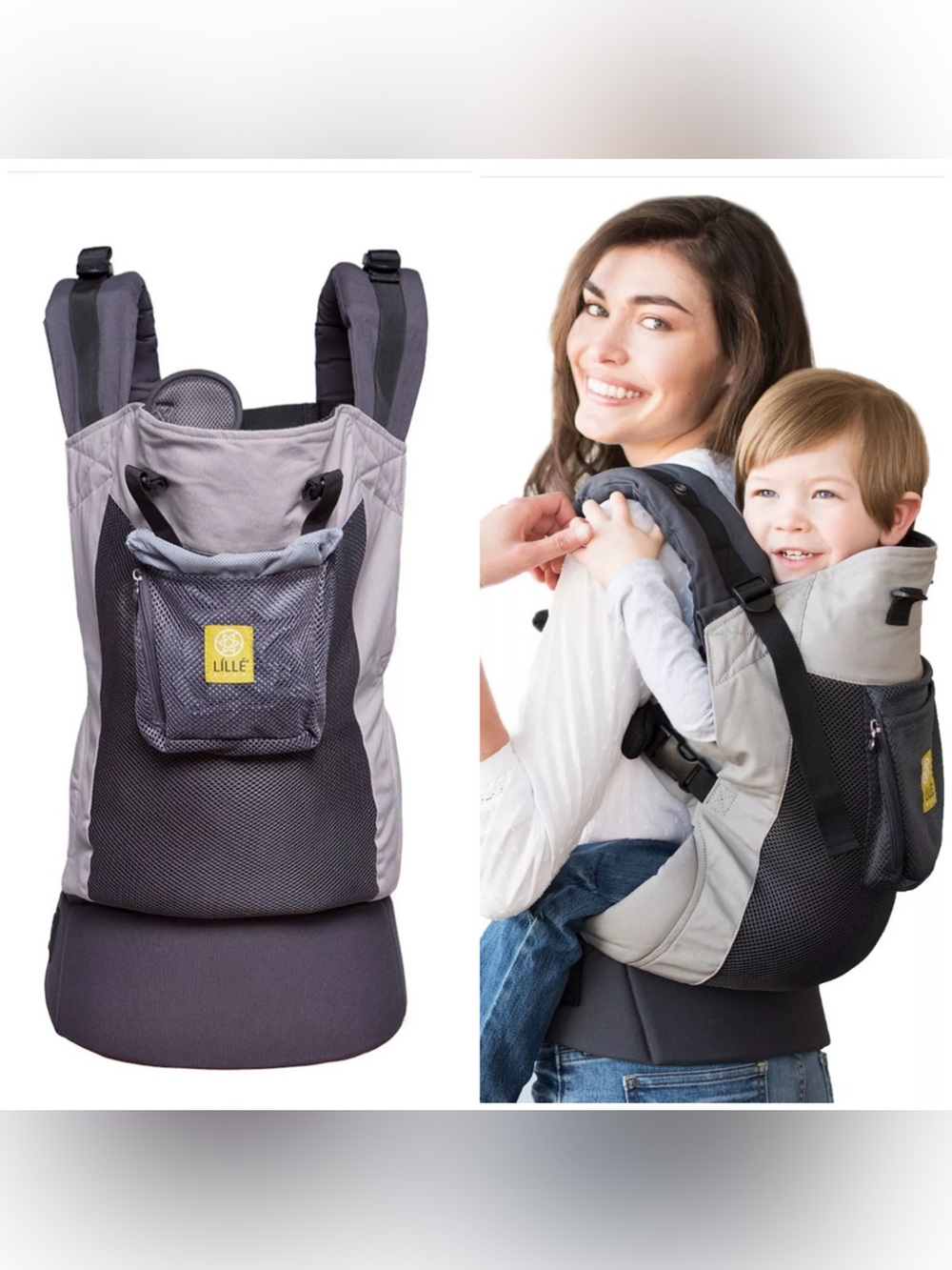 LILLE Baby Carry On Airflow 3-in-1 Ergonomic Toddler Back Carrier | 25-60lbs